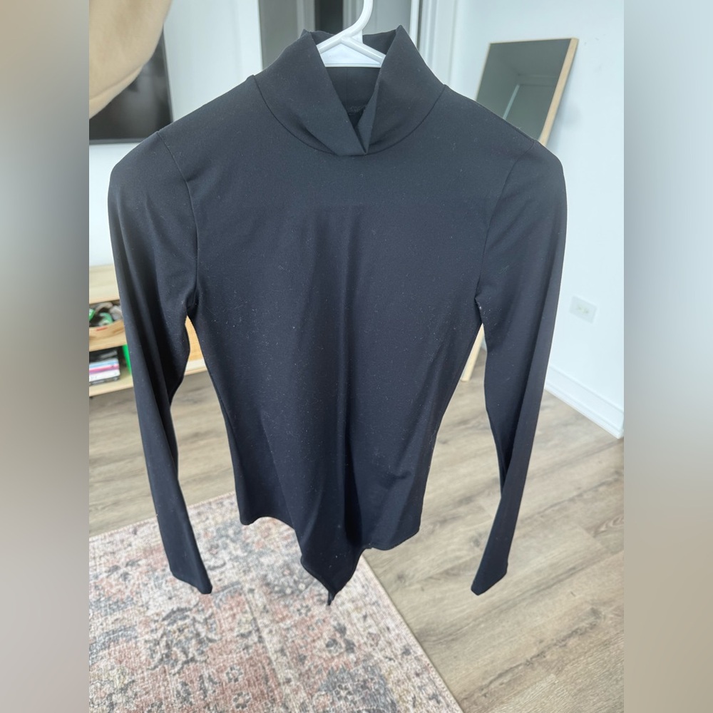 Abercrombie and Fitch Black Turtleneck Bodysuit
